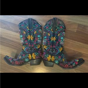 Old gringo size 6 womens’ cowboy boots sugar skull